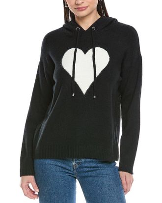 Vince Camuto Heart Motif Hoodie