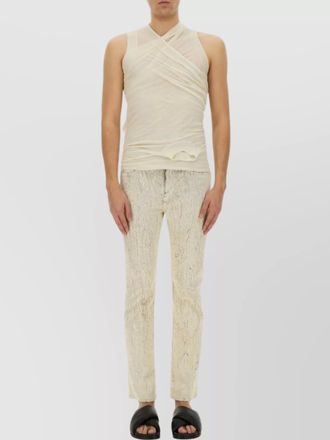 Rick Owens textured fabric utility trousers