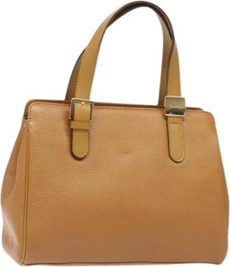 Burberry Pre-owned Handbags, female, Brown, Size: ONE SIZE Pre-owned Vintage Handbag