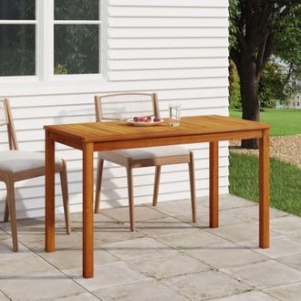 vidaXL Tavolo da Giardino 110x55x67 cm Legno Massello dAcacia vidaXL