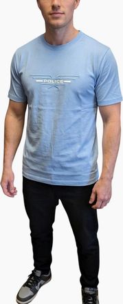 883 Police Mens 883 POLICE PURE 19 A Mens T Shirts Summer Tee - Blue - Size: 36