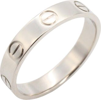 Cartier Silver White Gold (18K) Band Ring (Pre-Owned)
