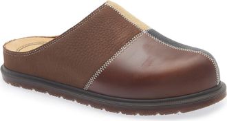Dr. Martens San Patchwork Mule in Butterscotch Dark Brown at Nordstrom, Size 12