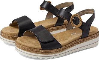 Rieker D0Q52 Jocelyn 52 Womens Shoes Black : EU 38 (US Womens 7-7.5) M, Leather