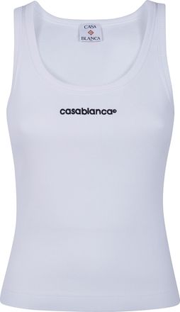 Casablanca Top Ribbed W. Pf26.Jts.039.02 White
