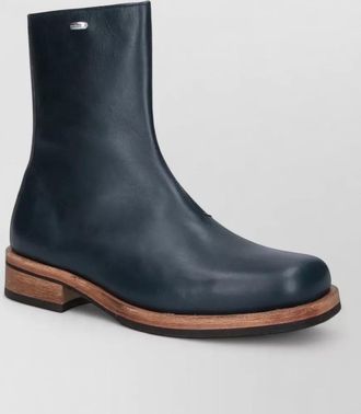 Our Legacy leather ankle boots