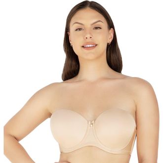 Affinitas Elise Strapless Bra in Bare at Nordstrom, Size 34Ddd