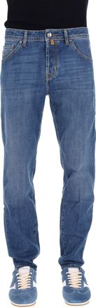 Jacob Cohen Scott Carrot Fit Stretch Denim Jeans