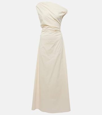 Staud Abito lungo Maxi Phare in popeline di cotone