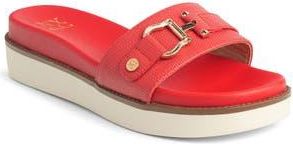 New York & Company Carlyn Platform Wedge Slide Sandal in Red at Nordstrom Rack, Size 10