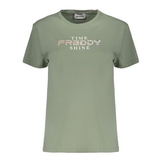 Freddy T-Shirts, female, Green, Size: M Short-sleeved T-shirt