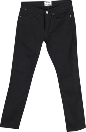 Acne Studios Slim Fit Max Jeans in Black Cotton