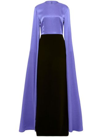 Solace London Adley maxi-dress - Paars