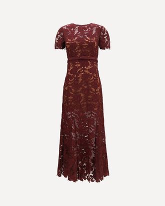 Self Portrait Midi lace Dress Female 8