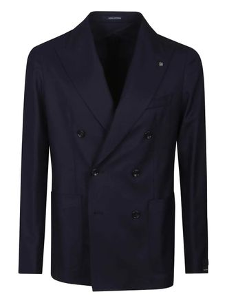 Tagliatore double-breasted wool jacket - men - Wool - 48 - Blue