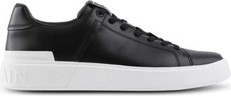 Balmain B-Court trainers in kalfsleer - Dames - Sneakers - Zwart - 36 EU - Leer - Schoenen