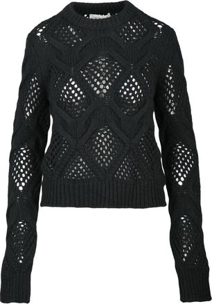 Sportmax Narvel Virgin Wool Knit - Black