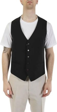 Michael Kors Heren, Pakken, Zwart, Maat: M Leer