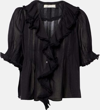 D&ocirc;en D&ocirc;en Henri cotton voile top