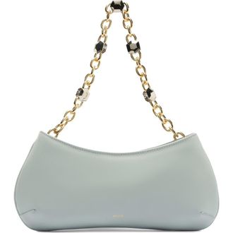 Arezzo Small Luna Baguette Leather Shoulder Bag in Glacier Blue at Nordstrom