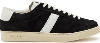 Tom Ford Panelled Leather and Suede Sneakers - Black - 45 (IT45 / UK11)