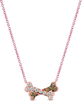 Le Vian Ladies Animal Story Necklaces set in 14K Strawberry Gold