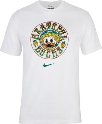 Nike Mens Duck & Roses T-Shirt in White | NIKGD005T03-WHT