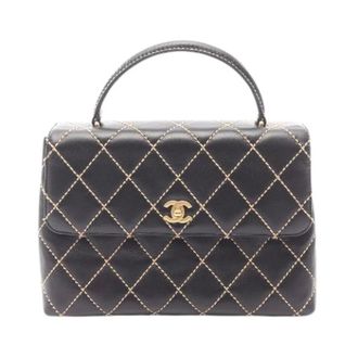 Chanel Pre-owned Wild Stitch Leren Handtas - Dames - Pre-owned - Zwart - Maat: ONE Size Leer