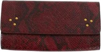 Jerome Dreyfuss Pre-owned Wallets, female, Red, Size: ONE SIZE Pre-owned Portefeuille