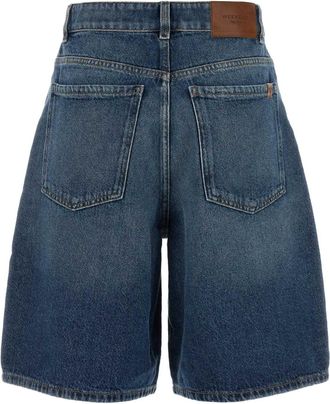 Weekend Womens Denim Donnola Bermuda Shorts 005 Exterior: Cotton
