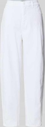 Raffaello Rossi Raffaello Rossi Barrel Fit Jeans-Culotte aus Baumwoll-Mix Modell HANNI in Weiss, Gr&ouml;&szlig;e 32