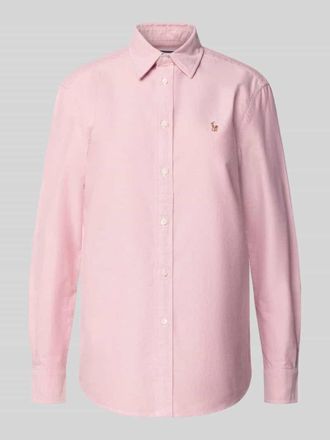 Polo Ralph Lauren Hemdbluse mit Knopfleiste in Rosa, Gr&ouml;&szlig;e M