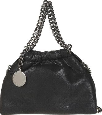 Stella McCartney Falabella Mini Drawstring Bag - Dames - Schoudertassen - Zwart - ONE Size - Tassen