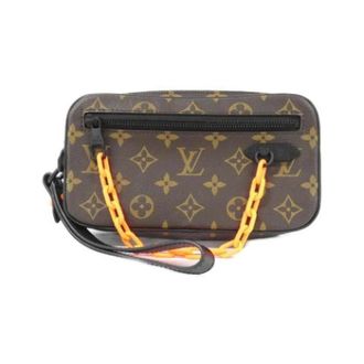 Louis Vuitton Vintage, unisex, Bruin, ONE Size, Pre-owned Vintage Canvas Clutch