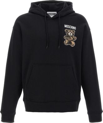 Moschino Mens Teddy Print Hoodie