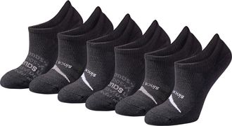 Saucony Womens Rundry Performance Selective Cushion Socks, Available in S-l (6, 12, Sneaker Black Assorted (6 Pairs), M (Pack of 6)