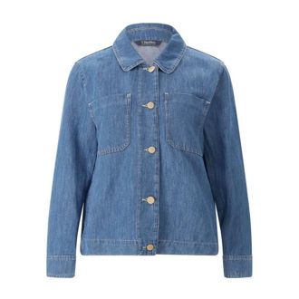 Max Mara Denim Jackets, female, Blue, Size: M Denim Jackets