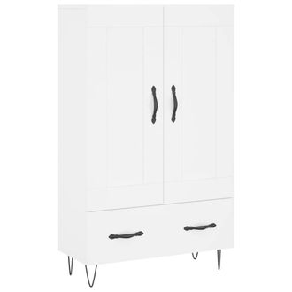 Berkfield Home Highboard White 69.5x31x115 cm Engineered Wood