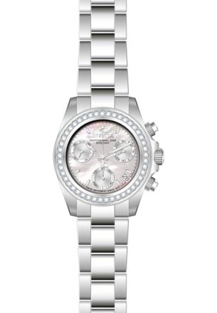 Invicta Womens IN-51109 Ladies Elite Diamond Watch - Silver - One Size