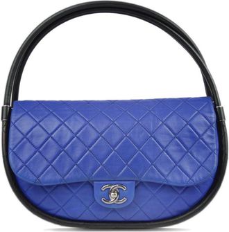 Chanel 2014 Hula Hoop handbag - women - Lambskin - One Size - Blue