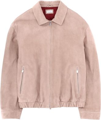 Brunello Cucinelli Beige Shirt Collar Jackets