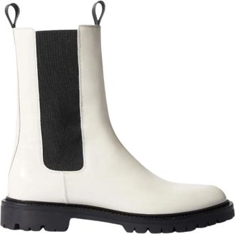 Scarosso Wooster Chelsea Boots - Heren - Chelseaboots - Wit - 41 1/2 EU - Leer - Schoenen