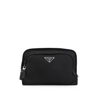 Prada Logo-plaque Pouch Bag