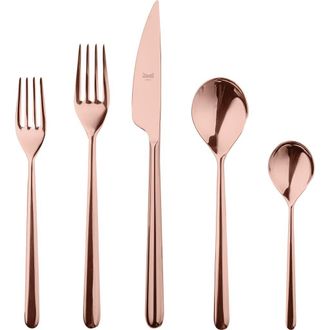 Mepra Linea Flatware Set - 5 Pieces in Bronze at Nordstrom