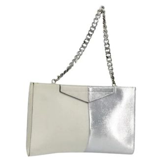 Fendi Pre-owned Vintage Hand Bag - Dames - Pre-owned - Grijs - Maat: ONE Size Leer