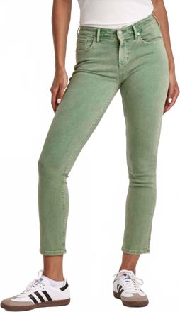 Dear John Denim Blaire High Rise Slim Straight Leg Jeans In Nephrite