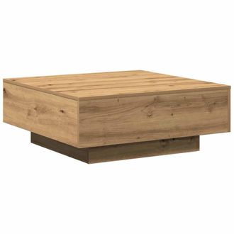 vidaXL Vidaxl - Mesa De Caf&eacute; Roble Artisan 80 X 80 X 31 Cm Madera Contrachapada