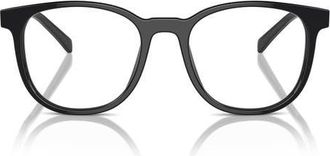 Prada 52mm Phantos Optical Glasses in Black at Nordstrom