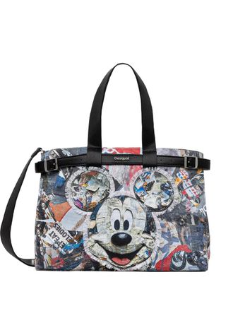 Desigual x Disney Mickey Mouse print tote bag - Bianco