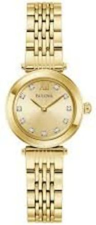 Bulova Champagne Quartz Gold Dial Ladies Watch 97P176